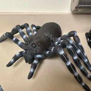 Realistic Brown and Black Spider Decor